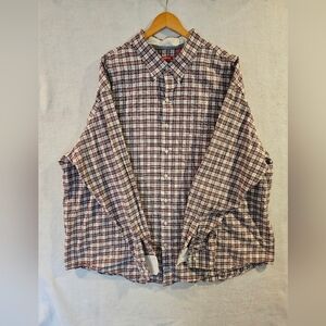 Izod Men's Multicolor Long Sleeve Shirt Size 4XLT